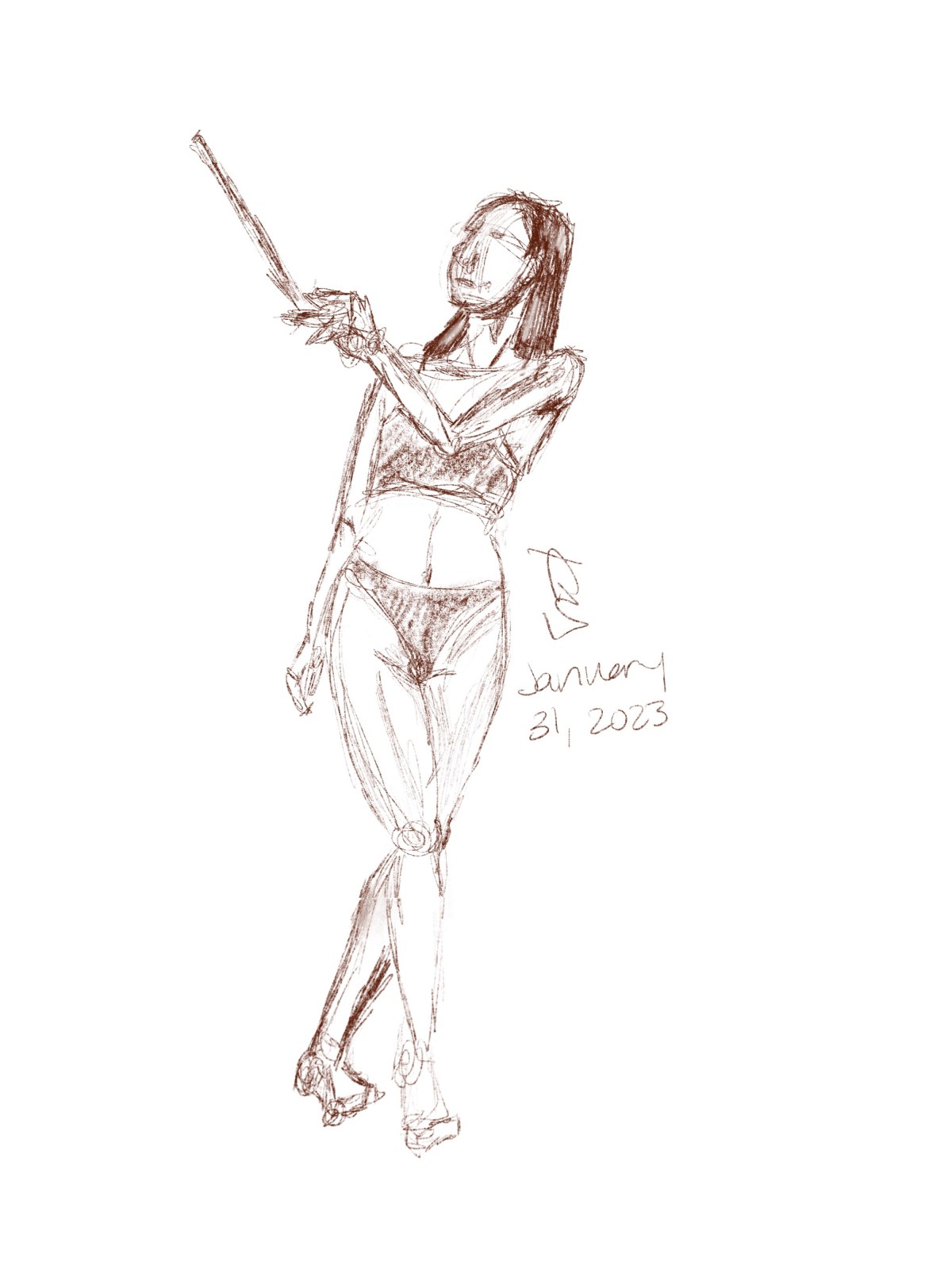 Figure Drawing Practice&nbsp;1.31.23